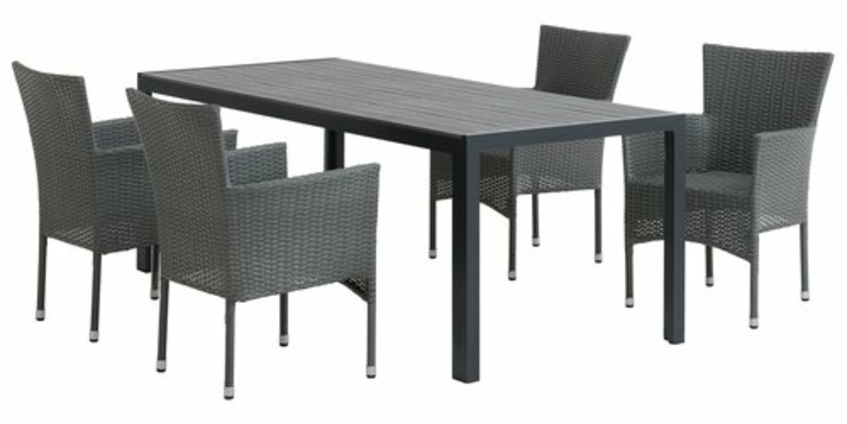 Bild 3 von Gartentisch PINDSTRUP B90xL205 grau