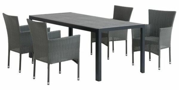 Bild 3 von Gartentisch PINDSTRUP B90xL205 grau