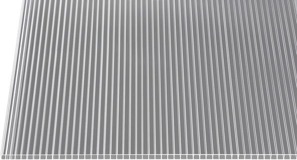 Bild 1 von Gutta Polycarbonat-Doppelstegplatte 250 x 98 cm 10 mm klar