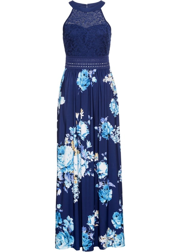 Bild 1 von Sommer-Maxikleid mit Blumen-Print und Spitze