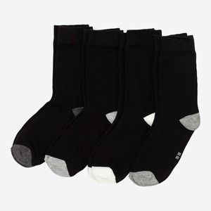 Damen-Socken in verschiedenen Designs, 4er-Pack
