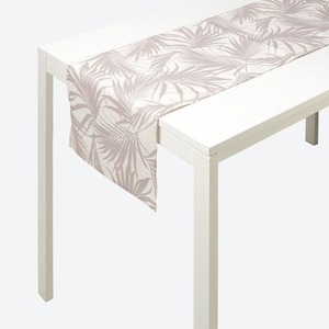 Tischläufer mit Palmblatt-Design, ca. 40x140cm