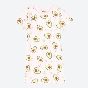 Mädchen-Nachthemd mit Avocado-Muster