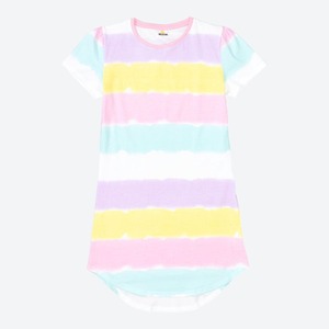 Mädchen-Nachthemd mit Streifendesign