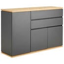 Bild 1 von Xora SIDEBOARD Graphit, Eiche Artisan