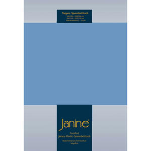 Janine TOPPER-SPANNBETTTUCH Blau