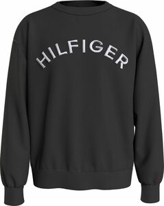 Tommy Hilfiger Sweatshirt »HILFIGER ARCHED CREWNECK« mit Rippbündchen