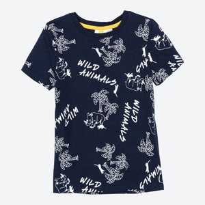 Jungen-T-Shirt mit Safari-Muster
