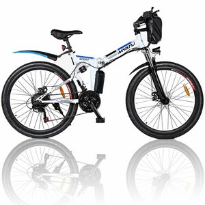 Myatu E-Bike »26 Zoll E-Mountainbike Elektrofahrrad mit 36V 10,4AH Akku«, 21 Gang, Kettenschaltung, 250,00 W