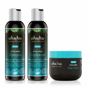 SHINE Hyaluron Haarpflege-Set: Shampoo, Conditioner & Maske