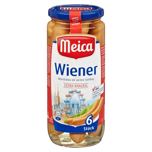 Bild 1 von Meica Wiener Würstchen Im Zarten Saitling Vom Schwein (250 g)