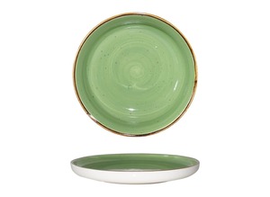 Tarrington House Teller Noromi, rund, grün, 25,2 cm
