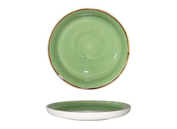 Bild 1 von Tarrington House Teller Noromi, rund, grün, 25,2 cm