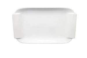 METRO Professional VILAGIO Platte, Porzellan, rechteckig, 41 x 25 x 3 cm, weiß