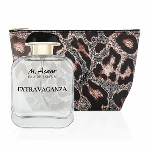 EXTRAVAGANZA Eau de Parfum & Kosmetiktasche Leoparden-Print