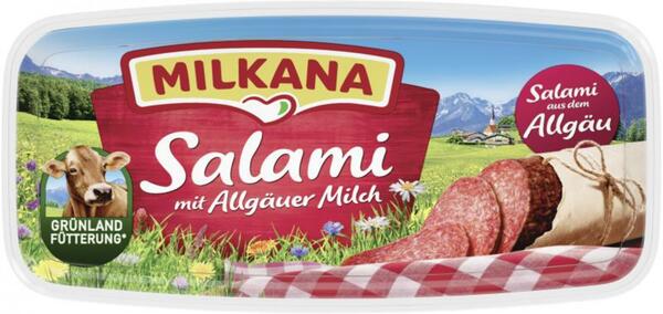 Bild 1 von Milkana Schmelzkäse Salami
