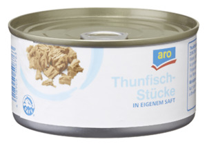 Aro Thunfischstücke In Eigenem Saft Und Aufguss (185 g)