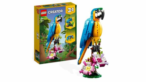 Bild 1 von LEGO Creator 3in1 31136 Exotischer Papagei Tier-Spielzeug-Set