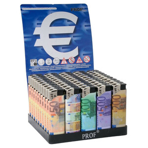 Feuerzeug Motiv "Euro-Banknote"
