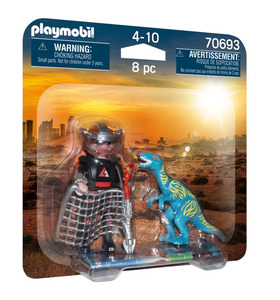 Playmobil 70693 DuoPack Jagd auf Velociraptor