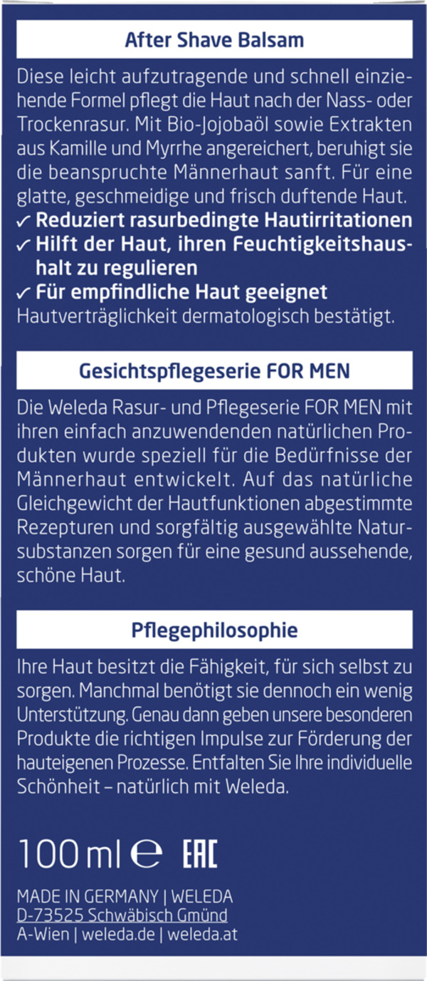 Bild 2 von Weleda After Shave Balsam