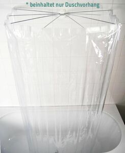 Ridder Ersatz-Folien-Duschvorhang für Ombrella, Brillant transparent