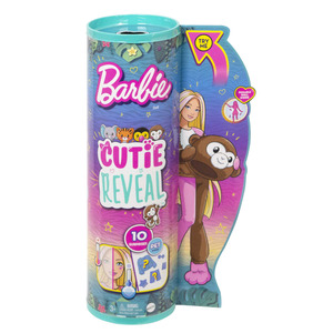 Mattel Barbie Cutie Reveal Jungle Serie Affe
