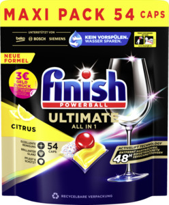 Finish Ultimate All in 1 Caps Citrus Maxi Pack