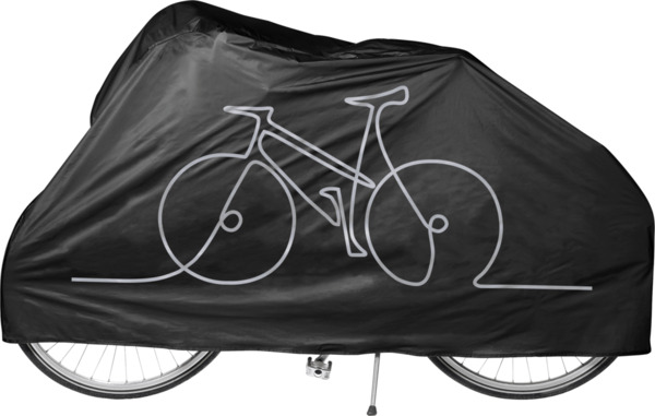 Bild 1 von IDEENWELT Fahrrad- und Mofaabdeckung schwarz/weiß