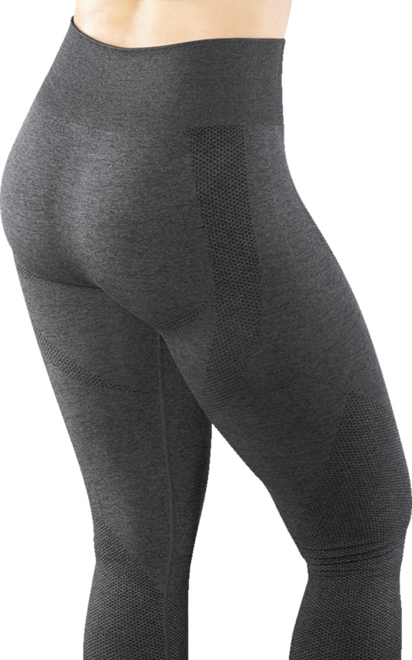 Bild 2 von IDEENWELT Fitnesstight dunkelgrau-melange Gr. M