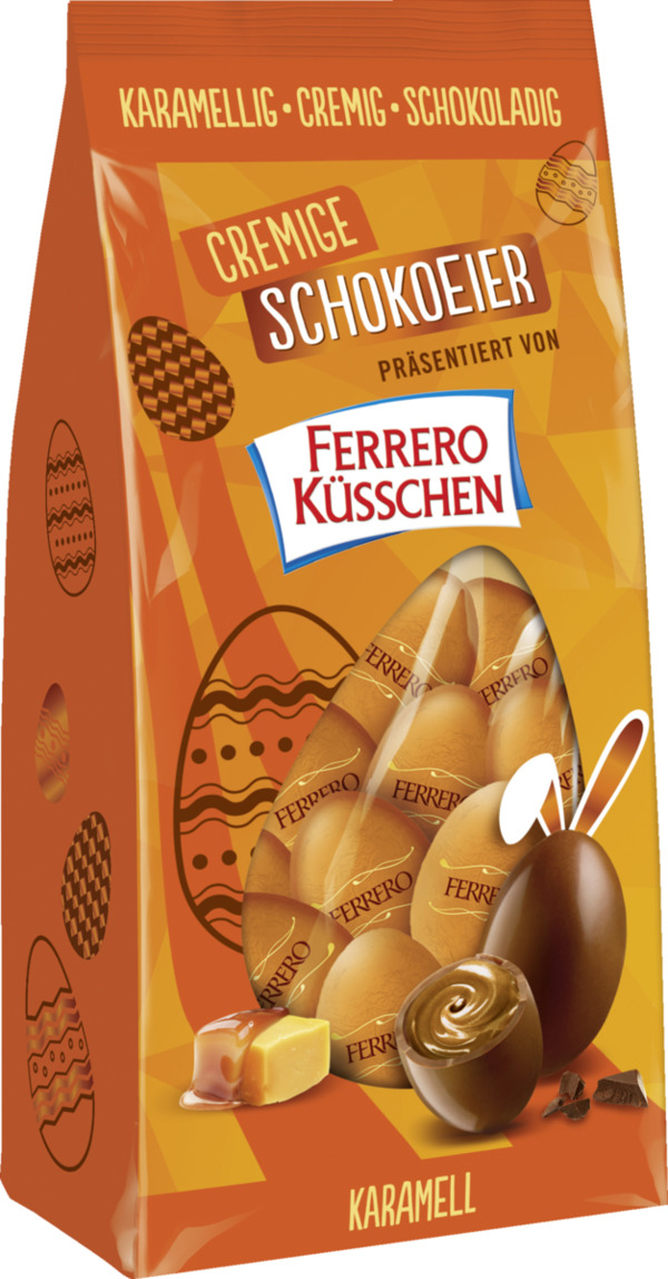 Bild 1 von Ferrero Cremige Schokoeier Karamell