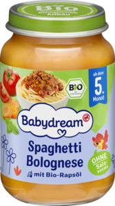 Babydream Bio Spaghetti Bolognese
