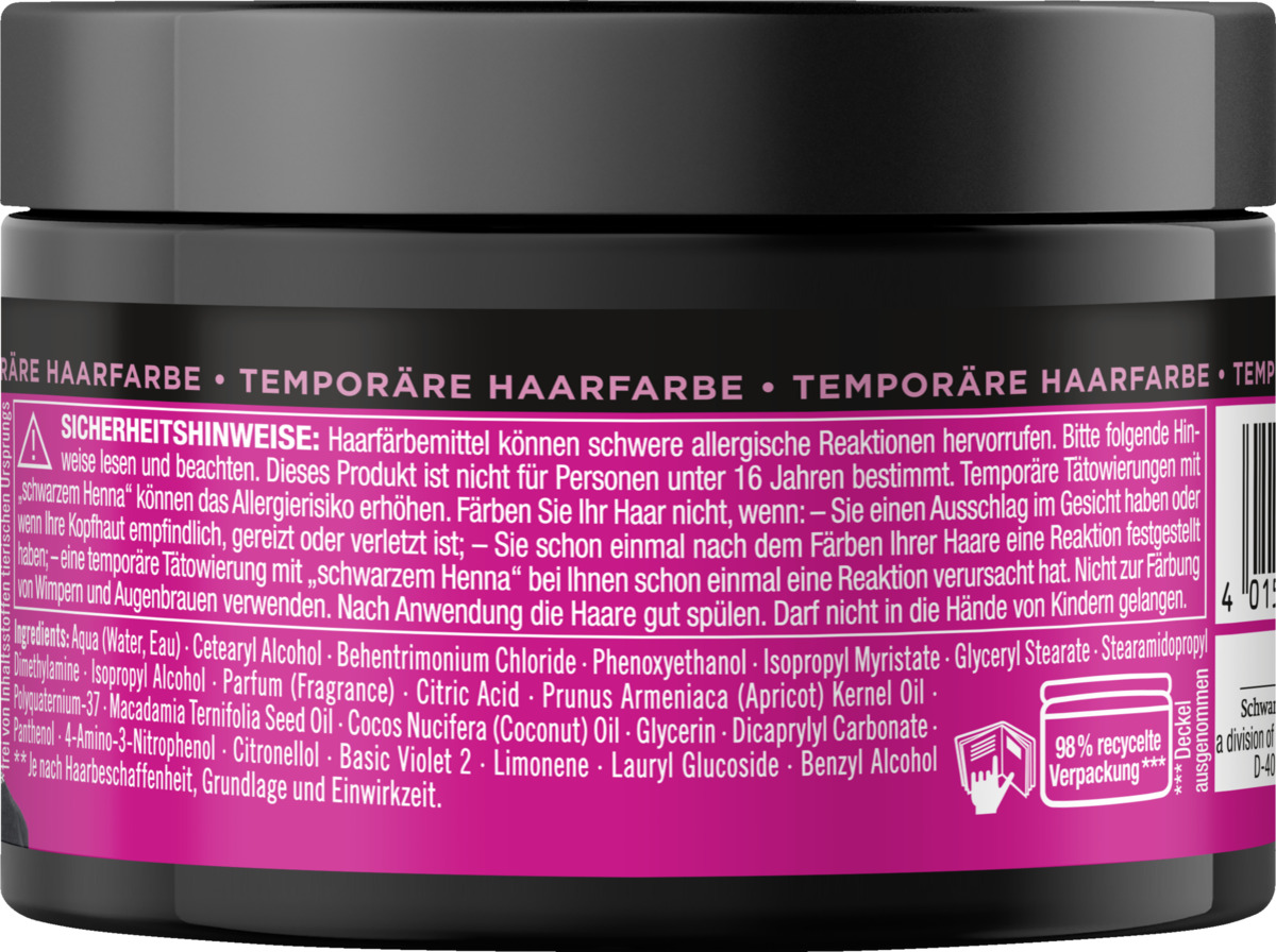 Bild 1 von Schwarzkopf got2b Color Mask! Pink