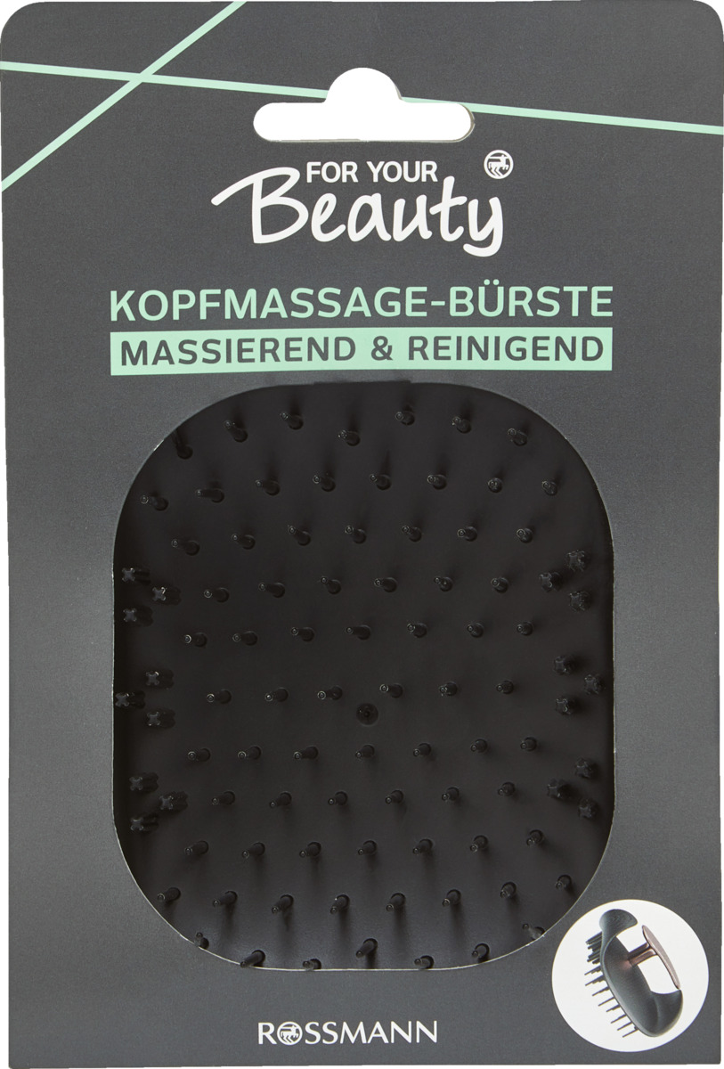 Bild 1 von FOR YOUR Beauty Kopfmassage-Bürste Massierend & Reinigend