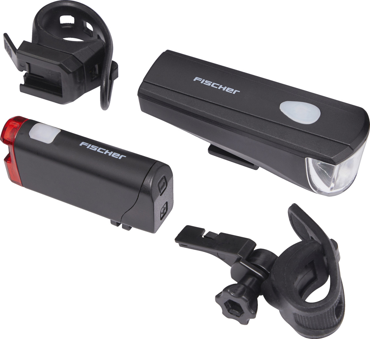 Bild 1 von FISCHER Fahrrad-LED Beleuchtungsset