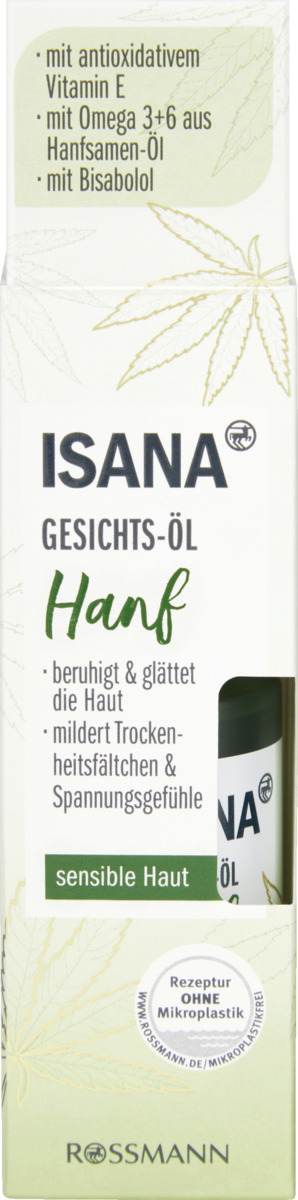 Bild 1 von ISANA Gesichts-Öl Hanf