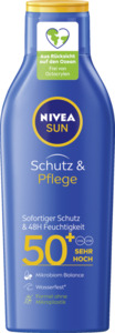 NIVEA SUN Schutz & Pflege Sonnenmilch LSF 50+