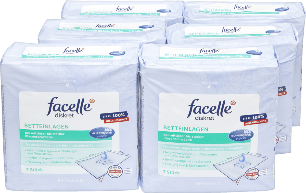 Bild 1 von facelle diskret Vorteilspack Betteinlagen