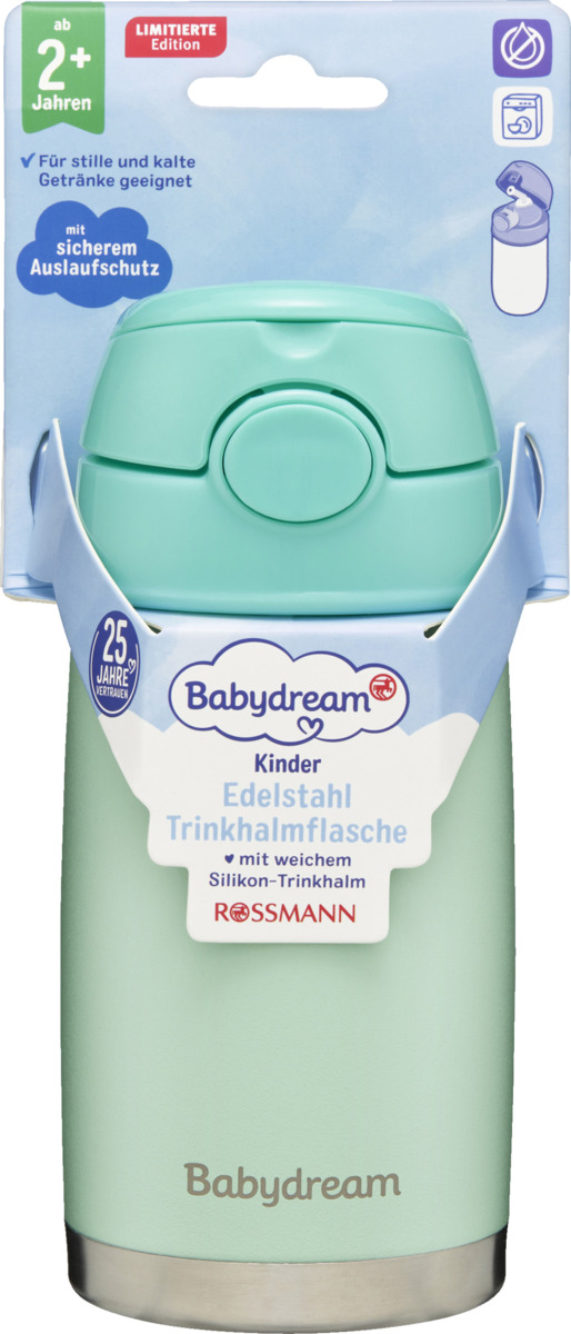 Bild 1 von Babydream Edelstahl-Trinkhalmflasche