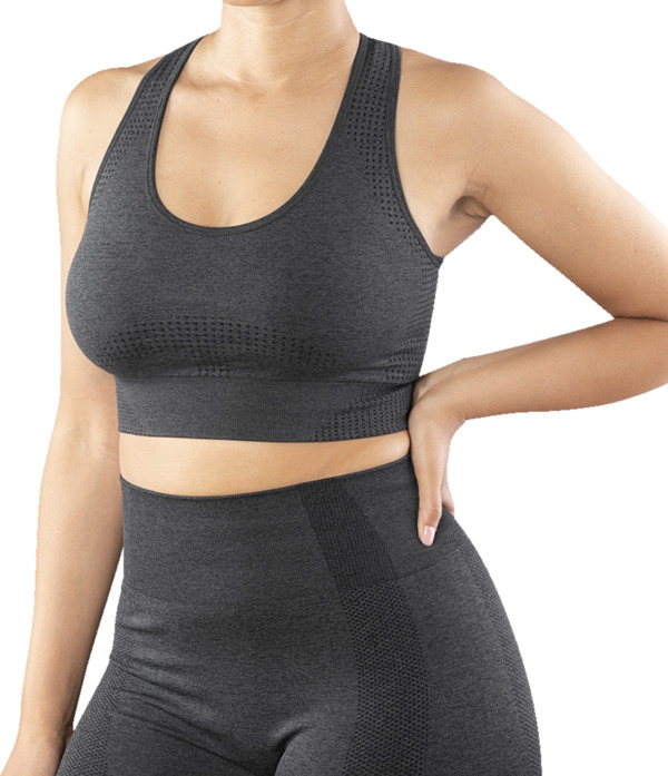 Bild 3 von IDEENWELT Fitnesstight dunkelgrau-melange Gr. M