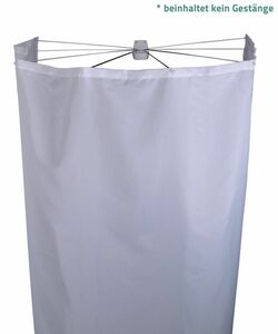 Ridder Ersatz-Textil-Duschvorhang für Ombrella, Madison weiß
