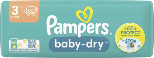 Bild 1 von Pampers Baby Dry Windeln Gr.3 (6-10kg) Single Pack