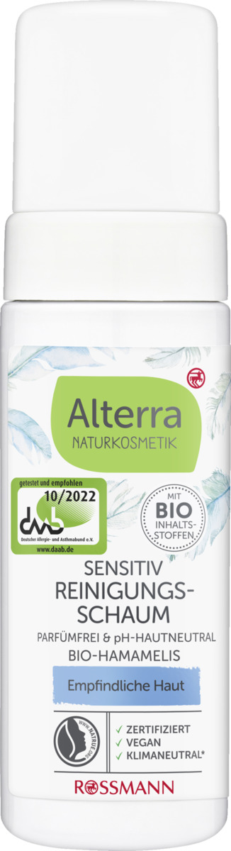 Bild 1 von Alterra NATURKOSMETIK Sensitiv Reinigungsschaum
