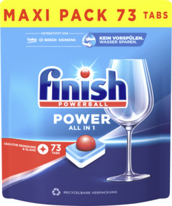 Finish Power All in 1 Tabs Regular Maxi Pack