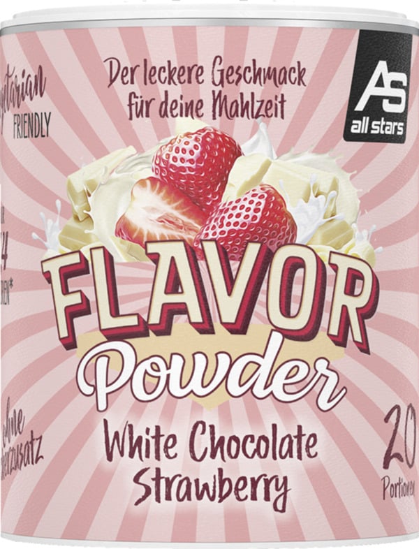 Bild 1 von All Stars Flavor Powder White Chocolate & Strawberry