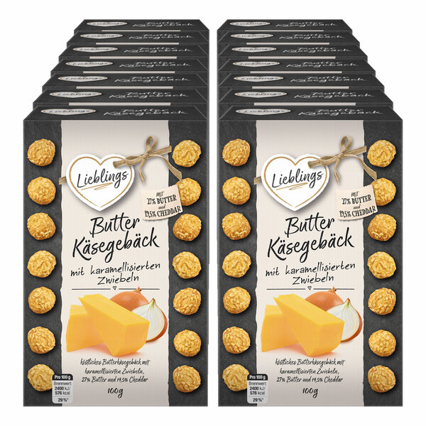 Bild 1 von Lieblings Butter Käsegebäck 100 g, verschiedene Sorten, 14er Pack