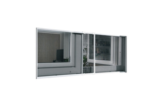 LIVARNO home Alu-Insektenschutz-Schiebefenster, 50 x 70 - 130 cm