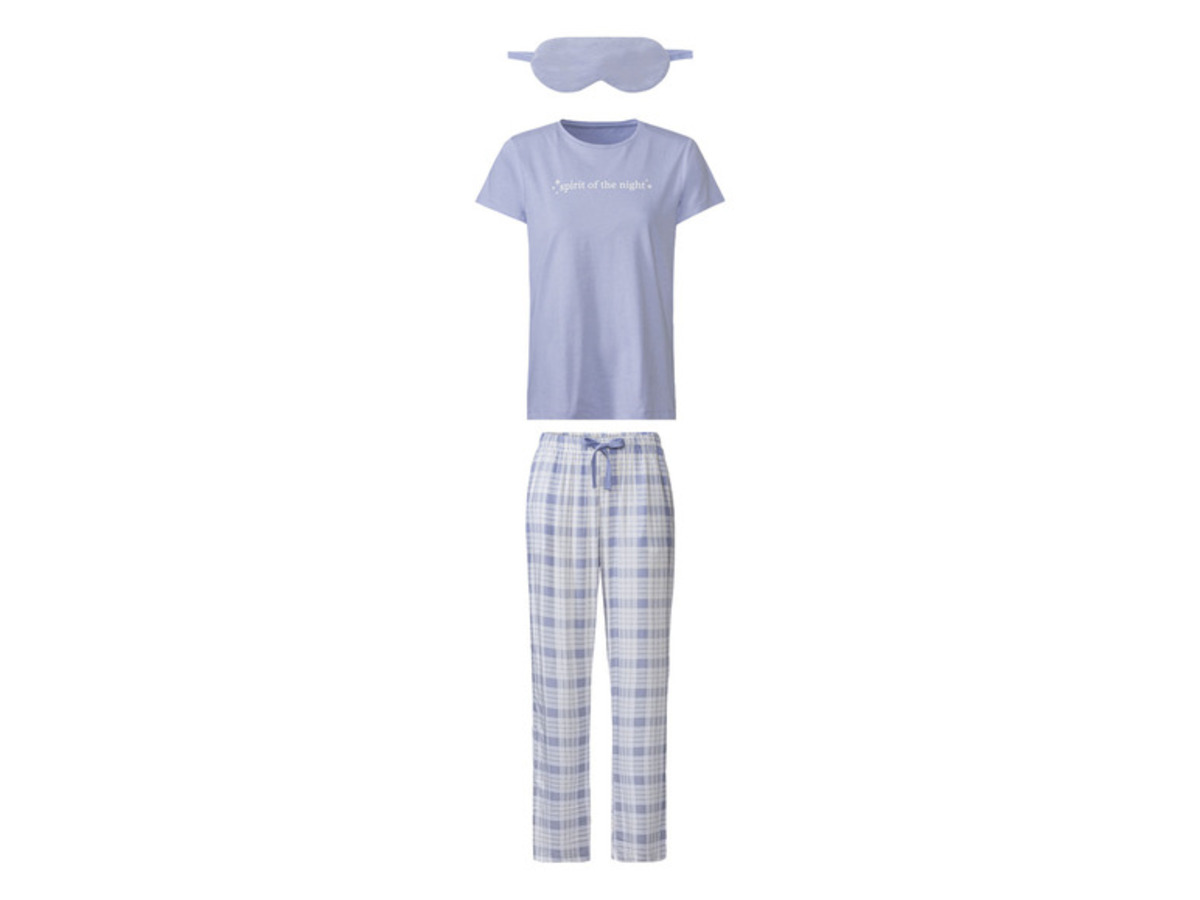 Bild 2 von esmara® Damen Pyjama-Set, 3-teilig, mit Schlafmaske