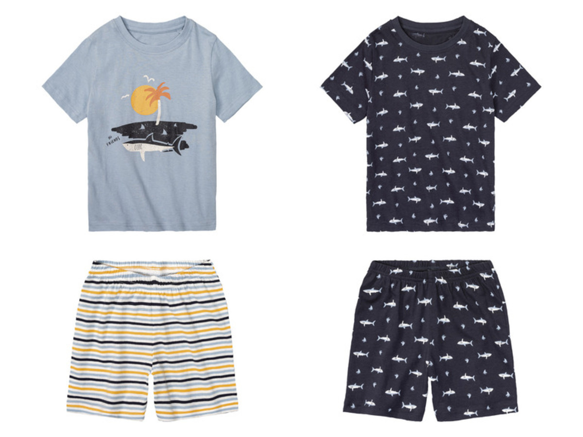 Bild 1 von lupilu® Kleinkinder Jungen Pyjama aus reiner Bio-Baumwolle