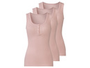 Bild 2 von esmara® Damen Ripptop, 3 Stück, mit Knopfleiste